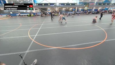 175 lbs Cons. Round 3 - Andersen Evans, Unattached vs Layne Knisely, Unattached