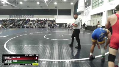 132 lbs Cons. Round 6 - London Rios, Bishop Amat vs Diego Leidecker, Bella Vista