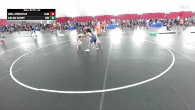132 lbs Round 3 (8 Team) - Will Erickson, Cameron B vs Caleb Scott, Illinois Top Dawgs Orange