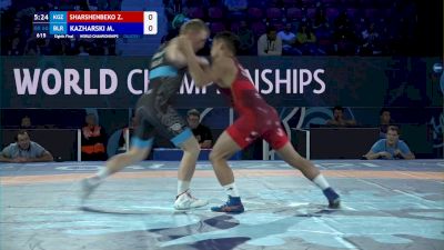 60 kg 1/8 Final - Zholaman Sharshenbekov, Kyrgyzstan vs M Kazharski, Belarus