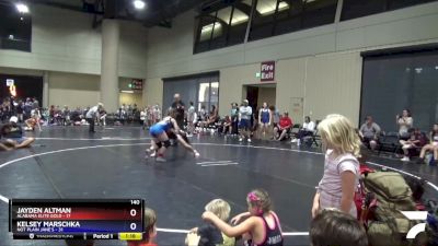 140 lbs Round 4 (6 Team) - Jayden Altman, Alabama Elite Gold vs Kelsey Marschka, Not Plain Jane`s