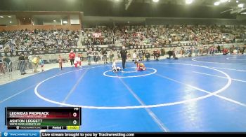 70 lbs Round 3 - Leonidas Propeack, FordDynastyWrestlingClub vs Ashton Leggett, White River Hornets WC