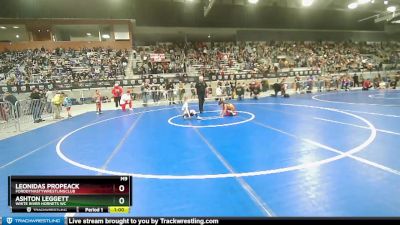 70 lbs Round 3 - Leonidas Propeack, FordDynastyWrestlingClub vs Ashton Leggett, White River Hornets WC