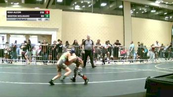 50 lbs 5th Place - Kiah Alcon, Stout Wr Ac vs Weston Molinaro, Rising Sun WC