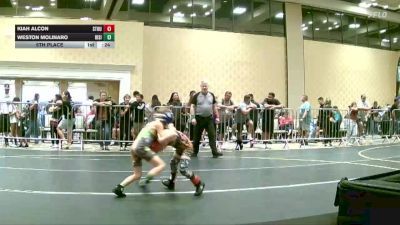 50 lbs 5th Place - Kiah Alcon, Stout Wr Ac vs Weston Molinaro, Rising Sun WC