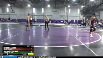 197 lbs Cons. Round 3 - Jackson Brinker, Cornell College vs Jacob Badger, Augustana (IL)