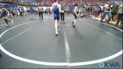 73 lbs Round Of 16 - Sam Burrows, Noble Takedown Club vs Cyrus Baker, Harrah Little League Wrestling