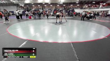 165 lbs Cons. Round 7 - Abe Hafez, Midway University vs Weston Melvin, Cumberlands (Ky.)