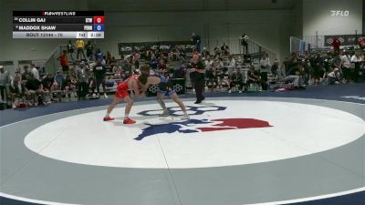 70 lbs Champ. Round 4 - Collin Gaj, Steller Trained Wrestling vs Maddox Shaw, Pennsylvania