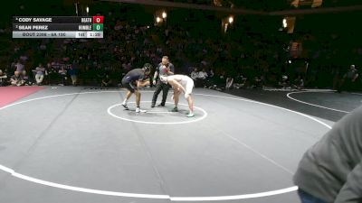 6A 190 lbs 1st Place Match - Cody Savage, Rockwall Heath vs Sean Perez, Humble