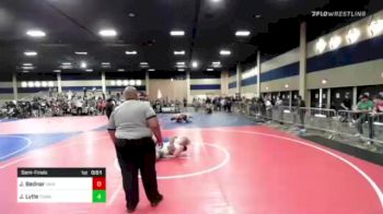 285 lbs Semifinal - Jack Bednar, Ukiah WC vs Jamikael Lytle, Poway Elite