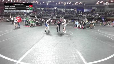 110 lbs Round Of 16 - Jason Reiser, Hanover Park vs Jace Neborak, Highland