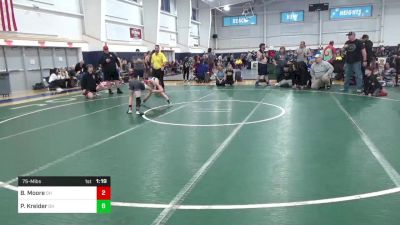 75-M lbs 7th Place - Barrett Moore, OH vs Patrick Kreider, OH