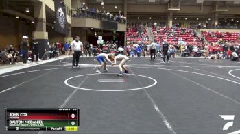 90 lbs Quarterfinal - Dalton McDaniel, Greater Heights Wrestling vs John Cox, Victory