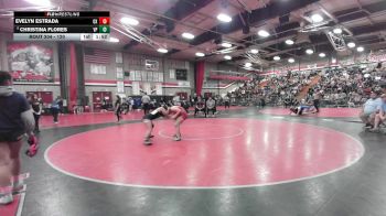 120 lbs Champ. Round 2 - Evelyn Estrada, Oxnard vs Christina Flores, Villa Park