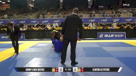 Clinton Lee Peters vs Danny Lewis Waters 2026 Pan Jiu Jitsu IBJJF Championship