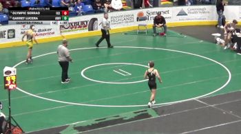132 lbs Quarterfinal - Olympic Serrao, Fox Chapel vs Garret Lucera, Annville-Cleona