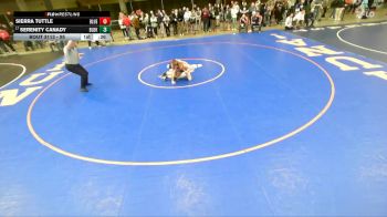 95 lbs 5th Place Match - Serenity Canady, Robinson vs Sierra Tuttle, Unattached