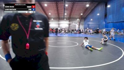 100 lbs Rr Rnd 1 - John Ross, Triumph Blue - HS vs Liam Matson, Curby Grizzly Bears - HS
