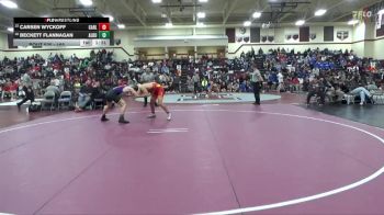 165 lbs Round 3 - Carsen Wyckoff, Carlisle vs Beckett Flannagan, Alburnett