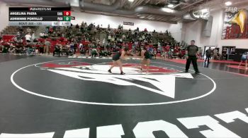 135 lbs Cons. Round 2 - Adrienne Portillo, Pine Creek vs Angelina Padia, Eaglecrest