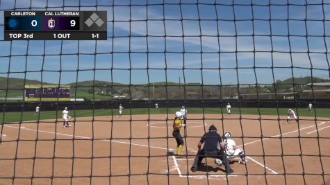 Replay: Carleton vs Cal Lutheran | Mar 25 @ 1 PM