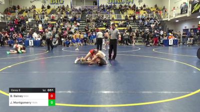 155 lbs Consy 3 - Bentley Bainey, Bishop McCort vs John Montgomery, Franklin Regional