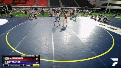 125 lbs Quarterfinal - Sobina Clendaniel, Alaska vs Shelby Prather, Idaho