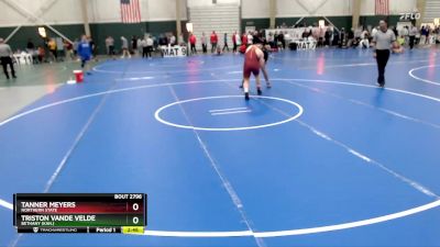 184 lbs Cons. Round 6 - Triston Vande Velde, Bethany (Kan.) vs Tanner Meyers, Northern State