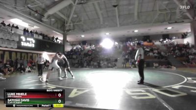 215 lbs 1st Place Match - Luke Mihele, San Clemente vs Satoshi Davis, Slam Academy