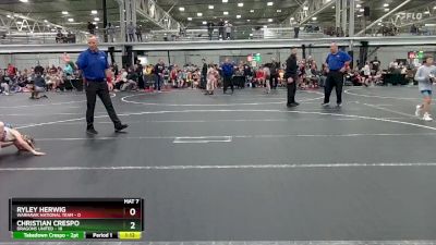 60 lbs Round 3 (4 Team) - Ryley Herwig, Warhawk National Team vs Christian Crespo, Dragons United