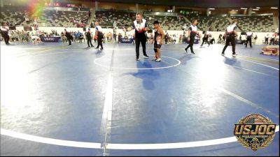 120 lbs 3rd Place - Santana Hernandez, ARDMORE TAKEDOWN CLUB vs Kross Iwersen, Team Nomad