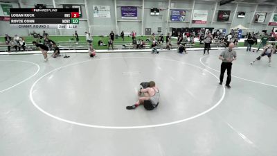 JR BOYS HARD LUCK - 143-144.4 Champ. Round 3 - Logan Kuck, Ringers Wrestling Club vs Royce Conn, McCracken County Wrestling Club