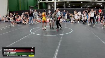 76 lbs Placement (4 Team) - Chase Gilbert, Mat Assassins White vs Aviyahn Mills, Takedown Elite