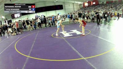 126 lbs Cons. Round 2 - Nathanael Bueter, Saint Xavier High School Wrestling vs Kyle Scavuzzo, Seasons Freestyle Club