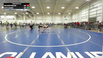 117 lbs 3rd Place - Halleigh Melton, Keene vs Maya Juarez, Keene