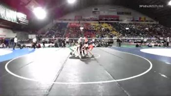 4A 220 lbs Quarterfinal - Devon Howell, Lakeland vs Colby Coates, Jerome