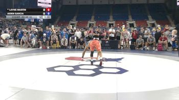 120 lbs Champ. Rd Of 16 - Layne Martin, Michigan vs Aiden Garcia, California