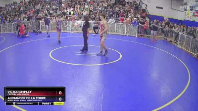 157 lbs Champ. Round 1 - Victor Shipley, Century High School vs Alexander De La Torre, Hood River Youth Wrestling Clu