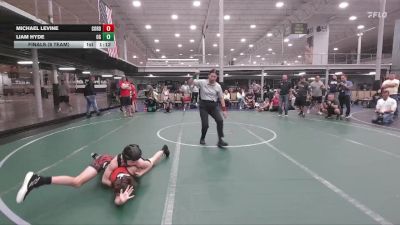 76 lbs Finals (8 Team) - Liam Hyde, Ohio Gold vs Michael Levine, Cordoba Trained