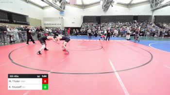 122-H lbs Round Of 64 - Max Thaler, Unattached vs Adam Youssef, Olympic
