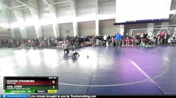 45 lbs Cons. Round 2 - Hunter Strasburg, Westlake vs Axel Kawa, Fremont Wrestling Club