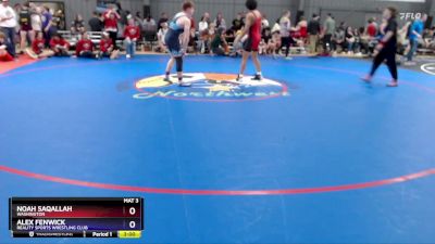 150 lbs Cons. Round 4 - Noah Saqallah, Washington vs Alex Fenwick, Reality Sports Wrestling Club