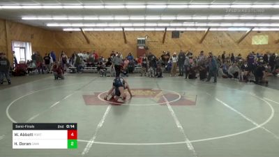 Semifinal - Wyatt Abbott, Port Crane vs Hunter Doran, Camillus