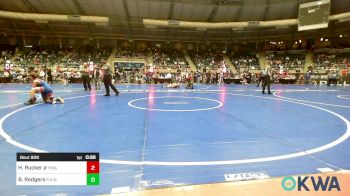 90 lbs Round Of 16 - Henrey Rucker Jr, HURRICANE WRESTLING ACADEMY vs Bryce Rodgers, R.A.W.