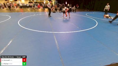 Boys 3rd-4th Grade - 84 7th Place Match - Calvin Pilcher, Big Game Wrestling Club vs Dominick Sinnwell, Immortal Athletics WC