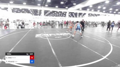106 lbs Consi Of 4 - Cole Diaz, Mounain Viw Scrappers vs Christian Alvarez, DUB Wrestling