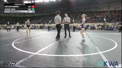 98 lbs Round Of 16 - Rhylee Robinett, Little Axe Takedown Club vs Elissa Cruz, Scrap Yard Training