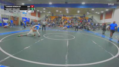 120 lbs Champ. Round 2 - Jordan Gonzalez, Crespi vs Mickey Holland, Alta Loma