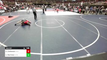 123 lbs Quarterfinal - Gage Chelewski, Colorado Outlaws vs Uriah Martinez, Alamosa